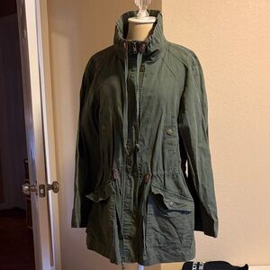 LOFT Olive Utility Jacket